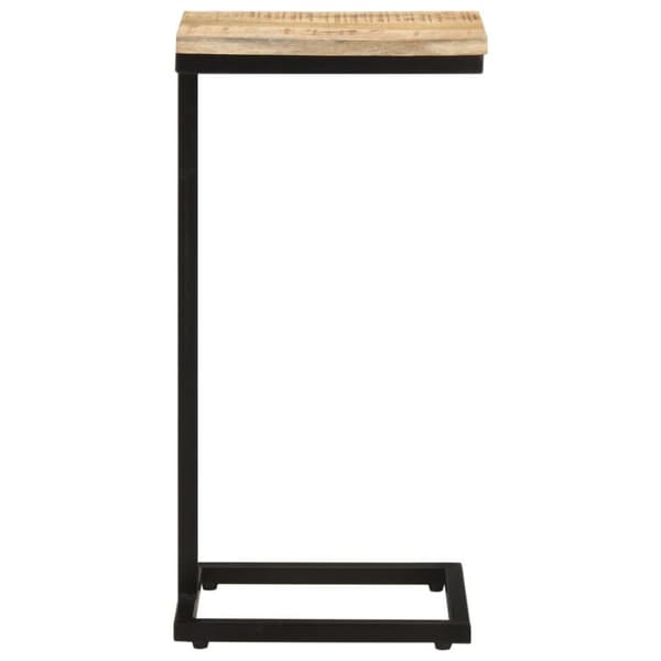 vidaXL Sivupöydät 2 kpl 31,5x24,5x64,5 cm karkea mangopuu