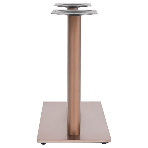 vidaXL Bordben til bistrobord messing 70x40x72 cm rustfritt stål