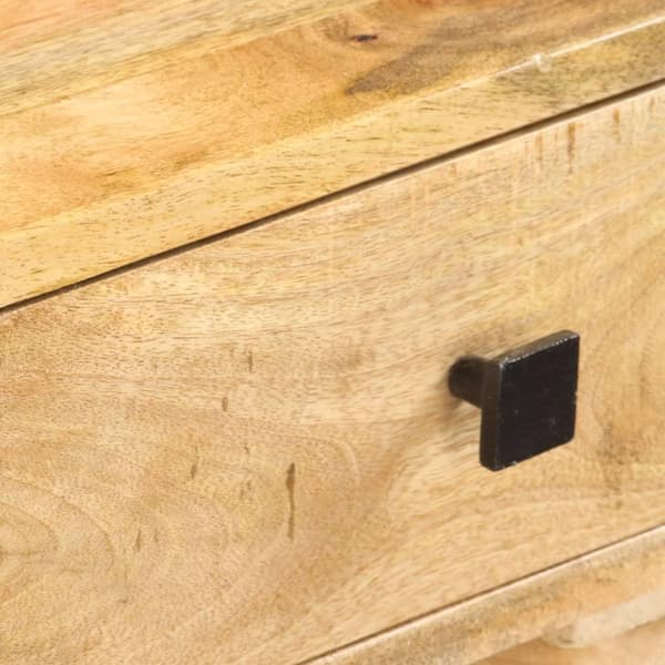 vidaXL Avlastningsbord 115x35x76 cm massivt mangoträ