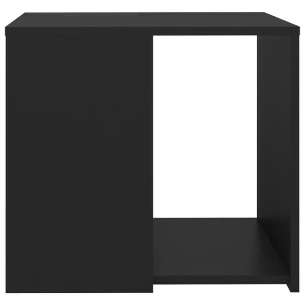 vidaXL sidebord 50x50x45 cm spånplade sort