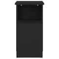 Miniatyrbillede 5 af 9: vidaXL sidebord 36x30x56 cm spånplade sort