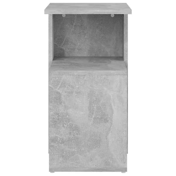 vidaXL Sidebord betonggrå 36x30x56 cm sponplate