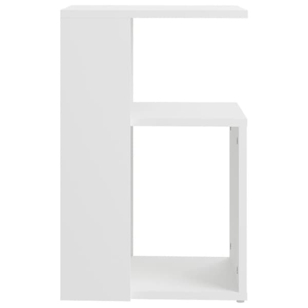 vidaXL Sidobord vit 36x30x56 cm spånskiva