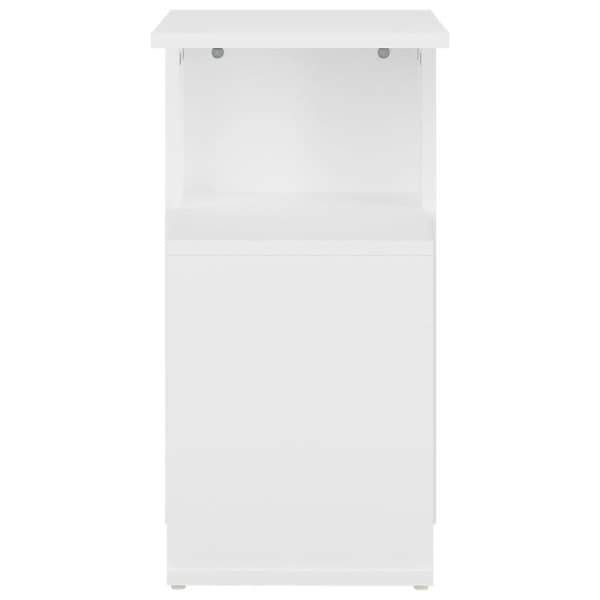 vidaXL Sidobord vit 36x30x56 cm spånskiva