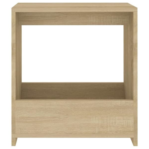vidaXL Sidebord sonoma eik 50x26x50 cm sponplate