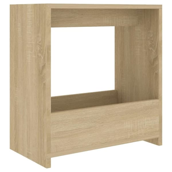 vidaXL sidebord 50x26x50 cm spånplade sonoma-eg