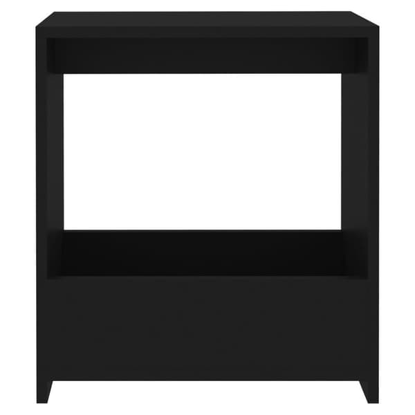 vidaXL Sidobord svart 50x26x50 cm spånskiva
