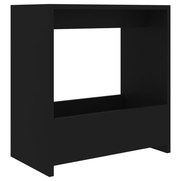 vidaXL Sidobord svart 50x26x50 cm spånskiva