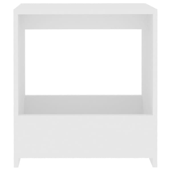 vidaXL Sidebord hvit 50x26x50 cm sponplate