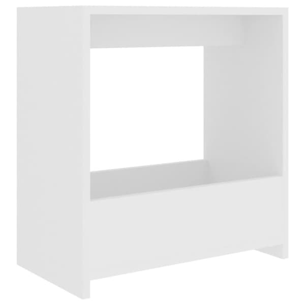 vidaXL Sidebord hvit 50x26x50 cm sponplate