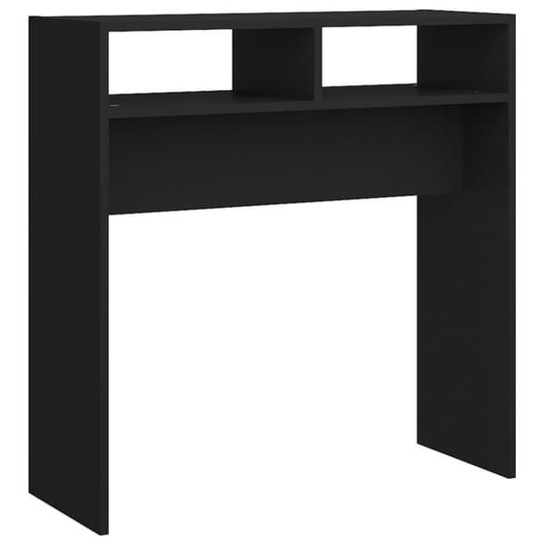 vidaXL konsolbord 78x30x80 cm spånplade sort