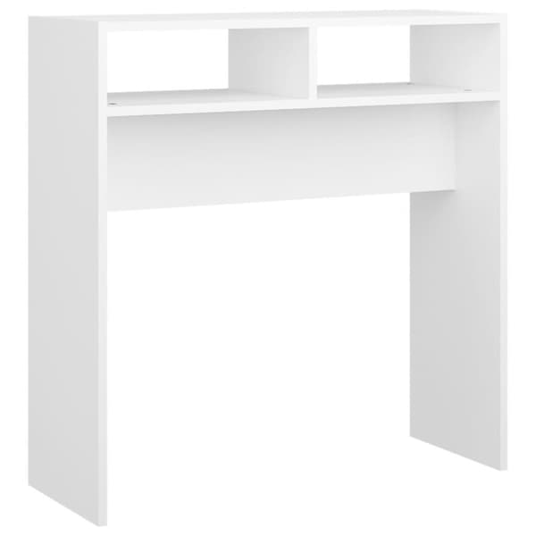 vidaXL konsolbord 78x30x80 cm spånplade hvid