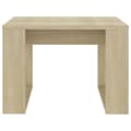 Miniatyrbillede 4 af 7: vidaXL sidebord 50x50x35 cm spånplade sonoma-eg