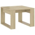 Miniatyrbillede 1 af 7: vidaXL sidebord 50x50x35 cm spånplade sonoma-eg