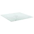 Miniatyrbillede 3 af 6: vidaXL bordplade 40x40 cm 6 mm hærdet glas med marmordesign hvid