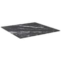 Pikkukuva 3 / 5: vidaXL Pöytälevy musta 50x50 cm 6 mm karkaistu lasi marmorikuvio