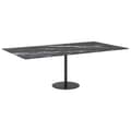 Pikkukuva 2 / 6: vidaXL Pöytälevy musta 120x65 cm 8 mm karkaistu lasi marmorikuvio