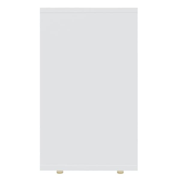 vidaXL Stablebord 3 stk hvit sponplate