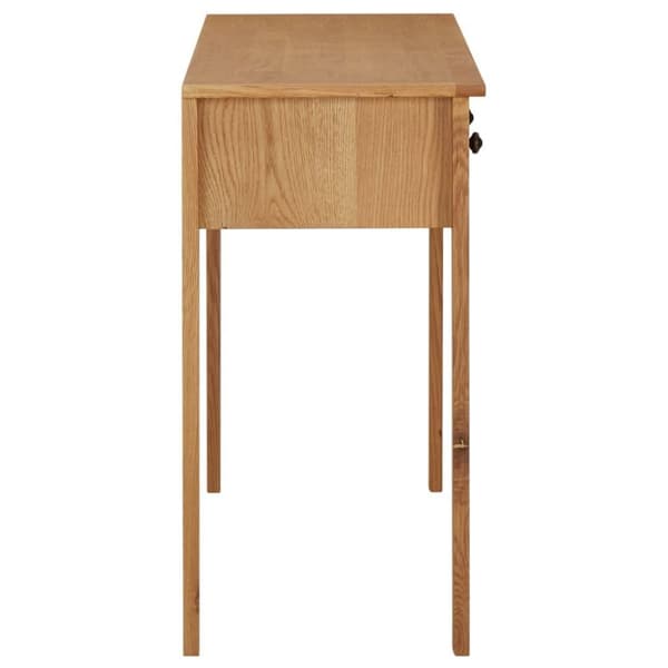 vidaXL Pukeutumispöytä 110x40x75 cm täysi tammi