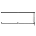 Miniatyrbild 3 av 10: vidaXL Konsolbord transparent 200x35x75,5 cm härdat glas
