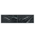 Miniatyrbild 5 av 10: vidaXL Konsolbord svart 140x35x75,5 cm härdat glas