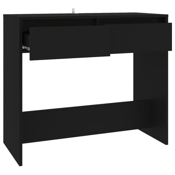 vidaXL Konsolipöytä musta 89x41x76,5 cm teräs