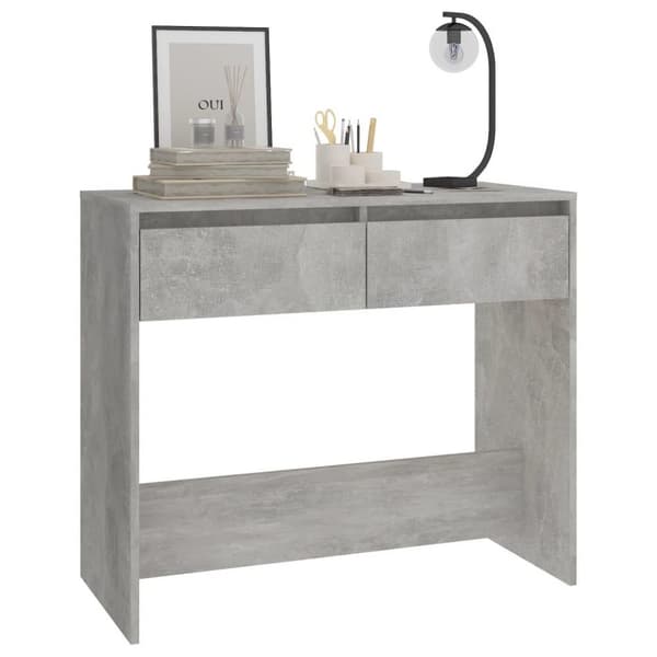 vidaXL Konsolbord betonggrå 89x41x76,5 cm stål