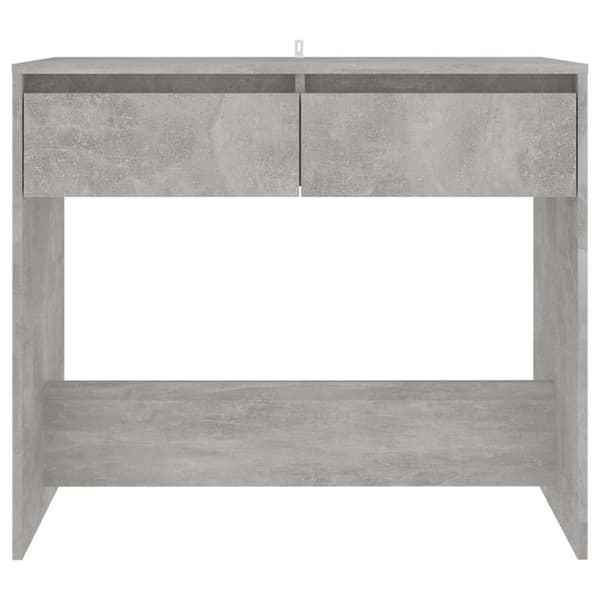 vidaXL Konsolbord betonggrå 89x41x76,5 cm stål