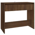 Pikkukuva 1 / 10: vidaXL Konsolipöytä ruskea tammi 89x41x76,5 cm lastulevy