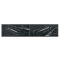 Miniatyrbilde 5 av 10: vidaXL Konsollbord svart 160x35x75,5 cm herdet glass