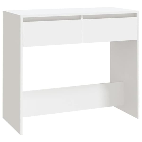 vidaXL konsolbord 89x41x76,5 cm stål hvid