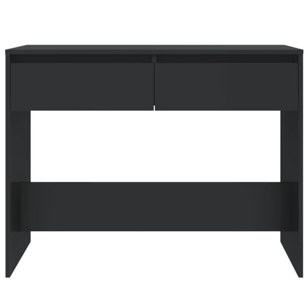 vidaXL konsolbord 100x35x76,5 cm spånplade sort