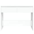 Miniatyrbilde 5 av 11: vidaXL Konsollbord hvit 100x35x76,5 cm sponplate