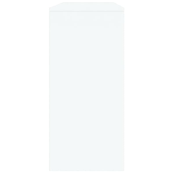 vidaXL Konsollbord hvit 100x35x76,5 cm sponplate