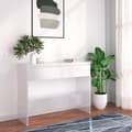 Miniatyrbilde 10 av 11: vidaXL Konsollbord hvit 100x35x76,5 cm sponplate