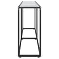 Miniatyrbillede 4 af 9: vidaXL konsolbord 180x35x75,5 cm hærdet glas transparent
