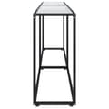 Miniatyrbillede 4 af 9: vidaXL konsolbord 220x35x75,5 cm hærdet glas transparent