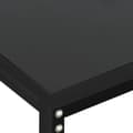 Miniatyrbillede 5 af 9: vidaXL konsolbord 160x35x75,5 cm hærdet glas sort