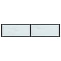 Miniatyrbilde 5 av 10: vidaXL Konsollbord hvit marmor 160x35x75,5 cm herdet glass