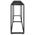 Miniatyrbilde 4 av 10: vidaXL Konsollbord svart marmor 200x35x75,5 cm herdet glass