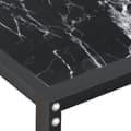 Miniatyrbilde 6 av 10: vidaXL Konsollbord svart marmor 200x35x75,5 cm herdet glass