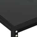 Miniatyrbild 5 av 9: vidaXL Konsolbord svart 180x35x75,5 cm härdat glas