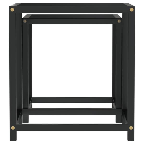 vidaXL sideborde 2 stk. MDF sort
