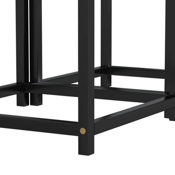 vidaXL sideborde 2 stk. MDF sort