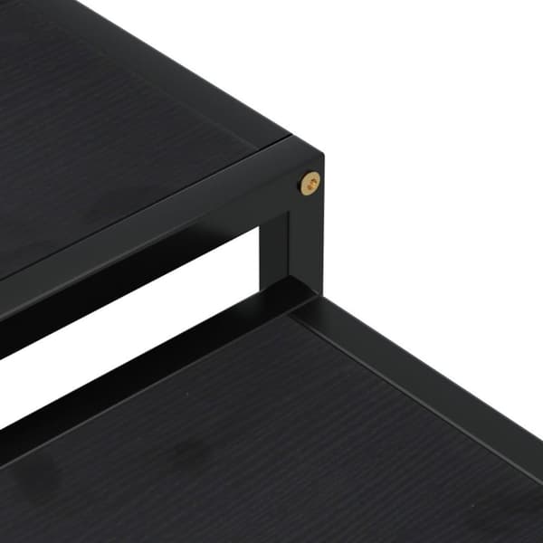 vidaXL sideborde 2 stk. MDF sort