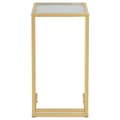 Miniatyrbillede 3 af 9: vidaXL sidebord 50x35x65 cm hærdet glas sort