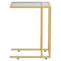 Miniatyrbillede 4 af 9: vidaXL sidebord 50x35x65 cm hærdet glas sort