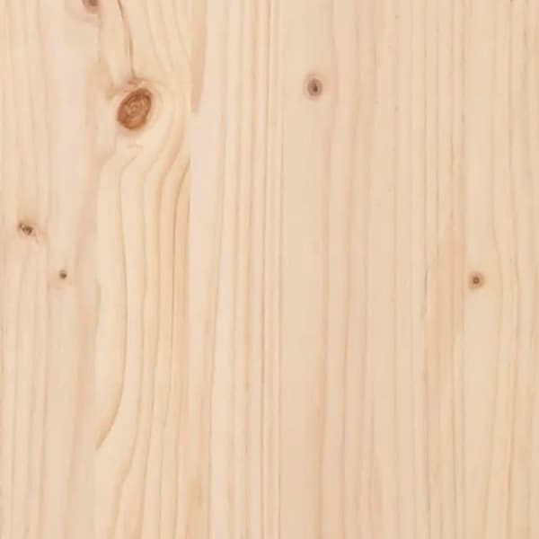 vidaXL Bordsskiva Ø70x2,5 cm massiv furu