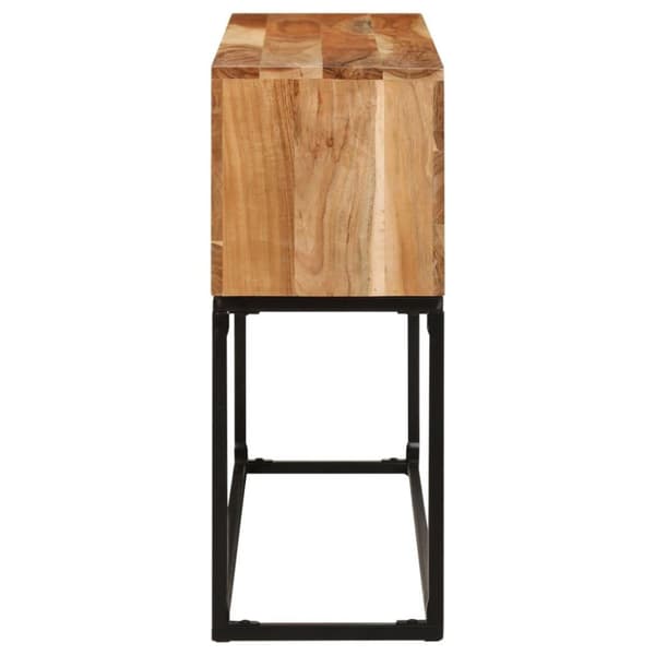 vidaXL konsolbord 120x30x75 cm massivt akacietræ