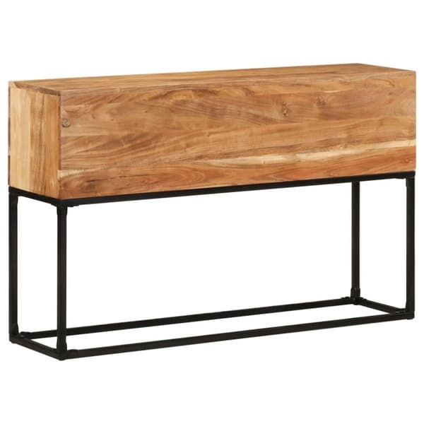 vidaXL konsolbord 120x30x75 cm massivt akacietræ
